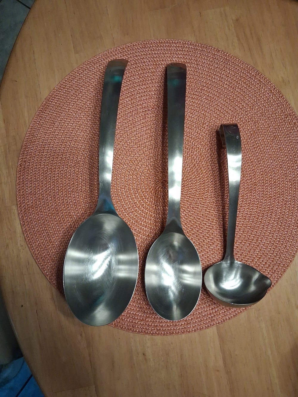 Weight Watchers Measuring Serving Spoons 1 Cup, 1/2 Cup, 1/4 Cup Stainless Steel